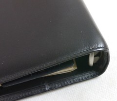 Authentic Cartier Pasha notebook cover Leather #8965