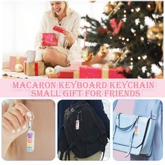 MILAKE Keyboard Fidget Set, 4 Pcs Small, Purple, Pink, Green, Blue, Yellow