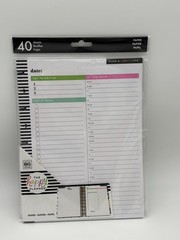 New The Happy Planner 40 Sheets Daily Planner Paper Pages To Do Hourly List