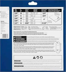 93-1/2 In. Stationary Band Saw Blade – 6 TPI for Precision Cuts