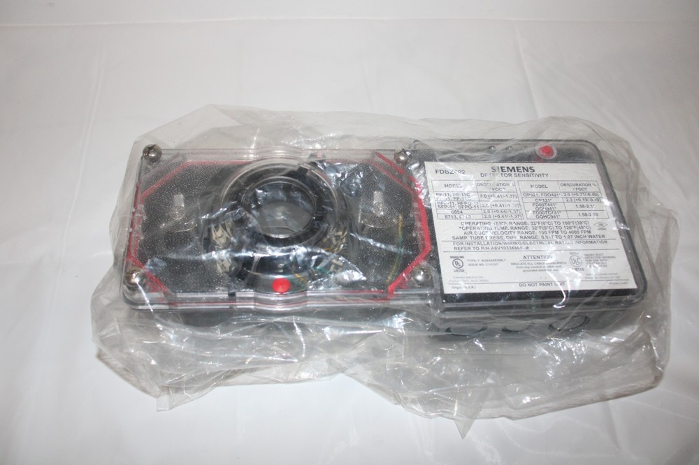 Siemens FDBZ492 Duct Smoke Detector Sensitivity NEW