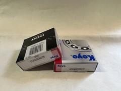 2 x 6206-2RS C3 KOYO 2 Shielded Rubber Ball Bearing 30mmx62mmx16mm NEW