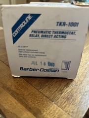 Barber-Colman TKR-1001 Pneumatic Thermostat Relay Direct Acting (NIB) Free Ship