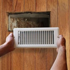 9-3/4 in. x 4 in. Steel Floor Register with 7/8 in. Drop in White