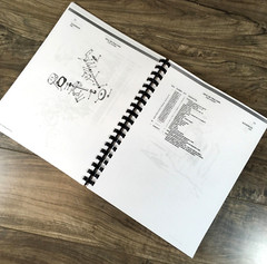 Allis Chalmers 185 Tractor Service Manual Parts Operators Owners Repair Shop