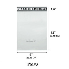 100 Pcs Poly Mailers Shipping Bag 7.5×10 9×12 10×13 12×15.5 14.5×19 19×24 24×24