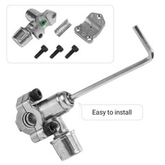 BPV31 Bullet Piercing Tap Valve Kits w/ Pressure Gauge Home Refrigerator Freezer