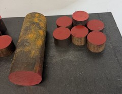 1045 Big Diameter Steel Round Bars HR – 14 PCS – 23.70 LBS – Industrial Use