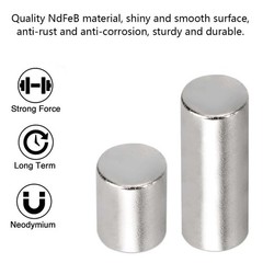10/20/50X N45 Strong Round Disc Cylinder Magnets 8×10/20mm Rare Earth Neodymium