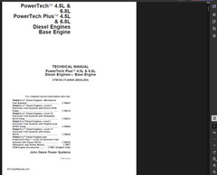 JOHN DEERE 5603 TRACTOR OWNER SERVICE REPAIR SHOP ENGINE MANUAL PDF FILE ON USB