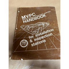 MVPC Motor Vehicle Pollution Control Handbook Installation Inspection Stations