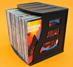 Vinyl Record Storage Holder Lp Box Scrapbook 12×12 Paper Rack Desktop Organizer