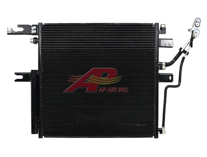 Dodge Ram Condenser w/ Transmission Oil Cooler 55057091AB Parallel Flow