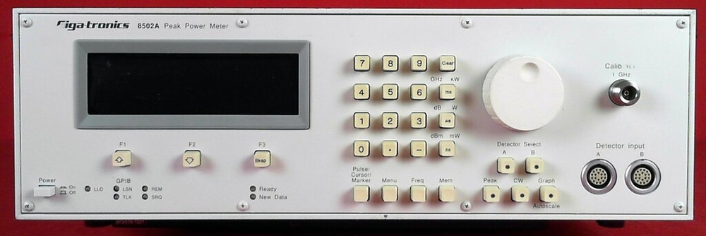 Wavetek 8502A Dual Channel Peak Power Meter, DC-40GHz, 60dB Peak