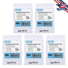 US 50X Dental Orthodontic 1st Molar Buccal Tube Roth .022″ Bondable Convertible