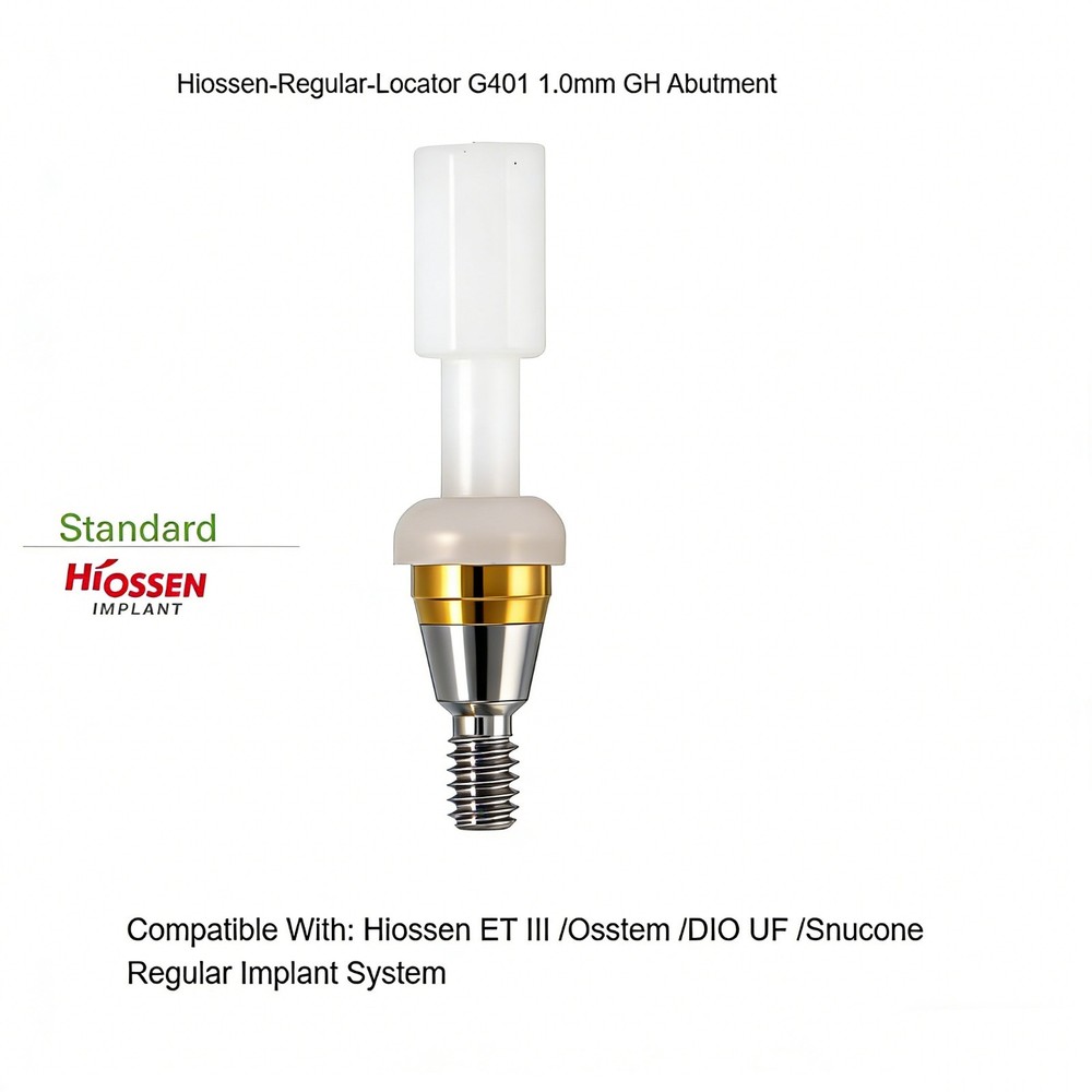 Hiossen ET Regular Compatible ZEST Locator Legacy Abutment Low Profile 40° Angle