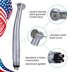 Turbina SANDENT LED Fiber Optic Handpiece E-generator Internal 3 spray 4 holes