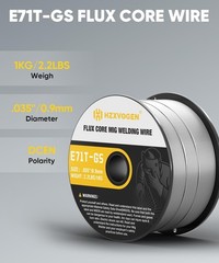 Low Spatter 2.2lbs & 0.035in Flux Core Welding Wire Flux Mig Welder Welding Wire