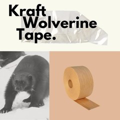 10 Rls Kraft Paper Tape 2.75 Inch x 150 Yards Gummed Tape 5.5 Mil