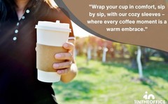 Coffee Cup Sleeves, Corrugated Coffee Sleeves for 10 oz, 12 oz & 16 oz Cups,