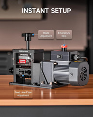 CREWORKS Automatic Wire Stripper Machine, 8 Channel Electric Wire Stripping Mach