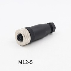 PG7 M12 Sensor Connector 4/5/8/12 Pin Male/Female Straight/Right Angle Plug IP67