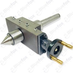 Lathe Taper Turning Attachment Cross Slide MT2 Shank With Revolving Live Center