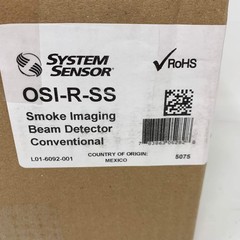 New System Sensor OSI-R-SS Reflected Type Beam Smoke Detector