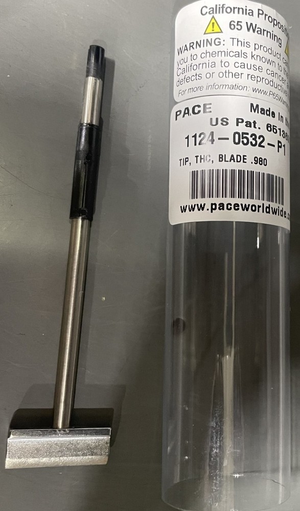 Pace 1124-0532-P1 Soldering Tip, Removal, SMT, Blade, 25.0mm (0.984″), TD-100A