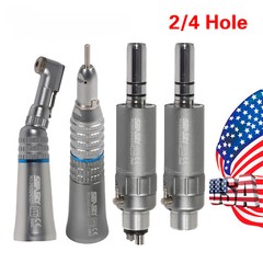 Dental Low Speed Straight/Air Motor/Contra Angle Handpiece 2Holes/4Holes