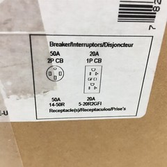 Eaton 125A Power Outlet Panel 1PH 3 Wire Surface Mount CHM1N7NS