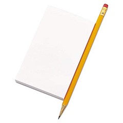 Universal 35614 Scratch Pads, Unruled, 4 x 6, White, 100 Sheet 12 White