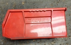 (Lot of 4) Akro Mils and LINBIN 30-230-3 Bin RED L: 10.875″ W: 5.5″ H: 5″ 30230