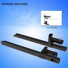 1500lb 43″ Tractor Bucket Pallet Forks Clamp Kubota Loader Skid Steer Attachment