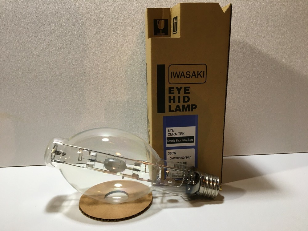 New! Iwasaki EYE Hid Lamp CMP360/BUD/840/I Ceramic Metal Halide Lamp 360W (#9007