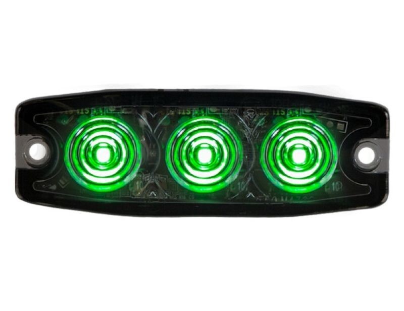 Green Ultra Thin 3.5 Inch LED Strobe Light (8892239)