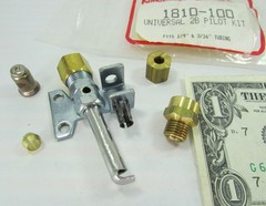 Robertshaw 1810-100 Universal Pilot Light Kit, LP/Natural Gas Aerated 1/4″ 3/16″