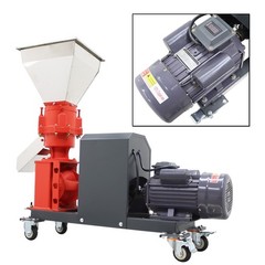 220V 6MM Animal Feed Pellet Mill Machine Feed Granulator 4 Heads 150-200KG/H