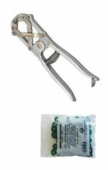 Castration Bander W/FREE 100 Castrator Rings Flared Plier for Cattle Goat Cow