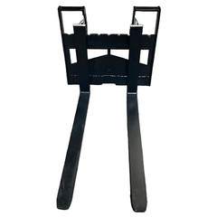 38in 600lbs Pallet Fork Frame Attachment For Mini Skid Steer Loader Quick Attach