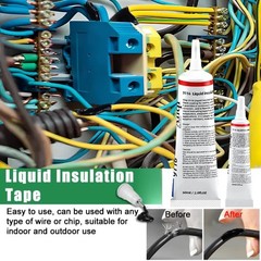 60ml Waterproof Liquid Electrical Tape Rubber Insulating Sealer Glue – NEW