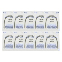 US Dental Orthodontic Super Elastic Natural Form Niti Round Arch Wires 10Packs