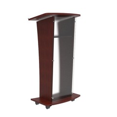 Wood Acryilic Podium Church Pulpit Frost Event Speaker Pulpit Lectern School