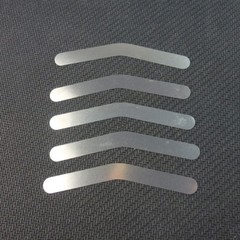 144X EASYINSMILE Dental Tofflemire Stainless Steel Matrix Bands0.015’0.04mm #1-4