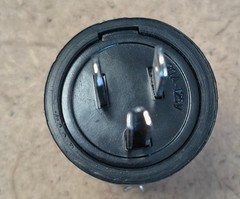 2 New 20A 125V Male Round Rubber Plugs Industrial (2-Flat 1-Round) Free US Ship