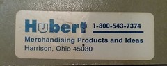 Hubert Merchandising Large drink cup lid dispenser. 2 slot,4.5″. 18″x11.5″x5.5d