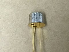 (1 PC) RAYTHEON JAN2N1613L Bipolar Junction Transistor, NPN Type, OLD GOLD