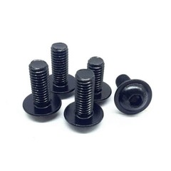 M3 M4 M5 M6 M8 M10 Black Steel Hex Socket Bolt Button Flanged Washer Head Screws
