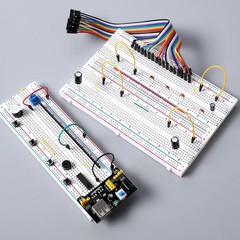 Breadboard Set 2Pcs 400 Point 2Pcs 830 Point Solderless Prototype Kit