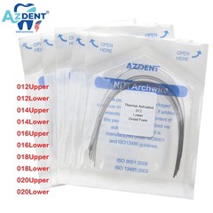Dental Ortho Super Elastic Niti Arch Wire Round Ovoid Form for Bracket Braces CE